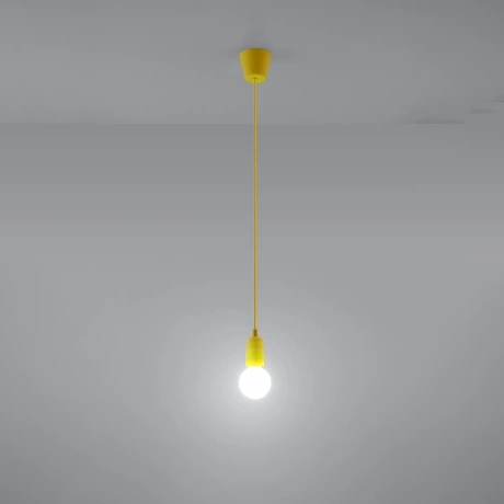 Pendant lamp DIEGO 1 yellow