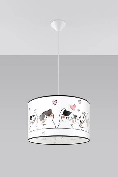 Hanging lamp CAT 40 + 1x LED Bulb E27 3000K Warm 7.5W 620lm