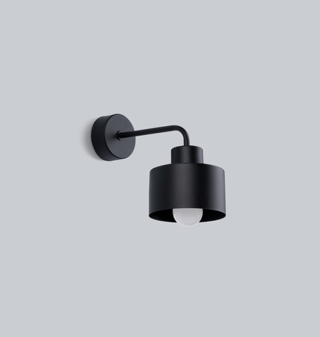 Wall lamp SAVAR 1 black + 1x LED Bulb E27 4000K Cool White 7.5W 690lm