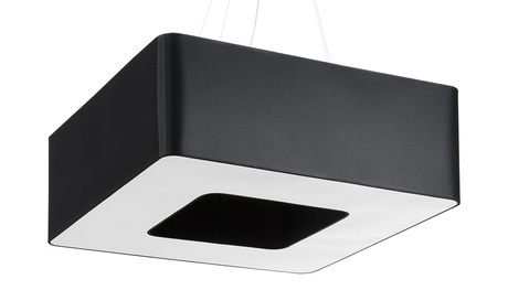 Chandelier URANO 60 black + 8x LED Bulb E27 4000K Cool White 7.5W 650lm