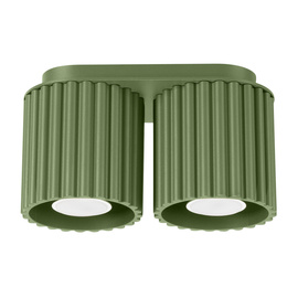 Ceiling lamp AURA 2 olive green GU10