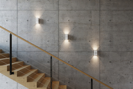 Wall lamp BLOCCO white + 1x LED bulb G9 4000K Cool White 4.5W 530lm