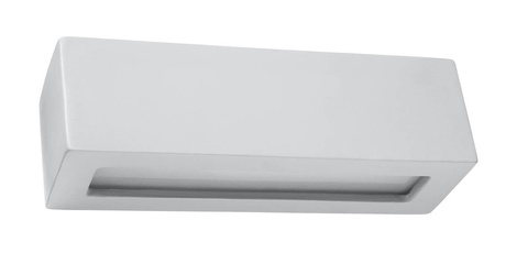 Wall lamp ceramic VEGA grey + 1x LED Bulb E27 4000K Cool White 7.5W 650lm