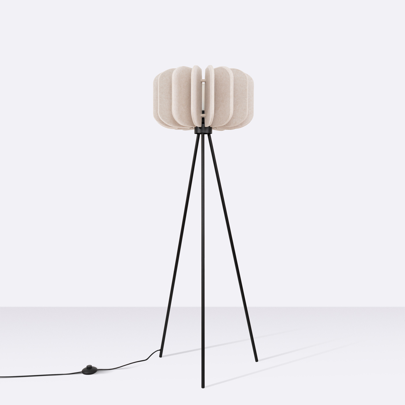 Floor lamp MULA 45 beige