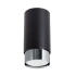 Ceiling lamp NERO 12,5 black/chrom