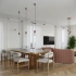 Pendant lamp HALO 1 mocha