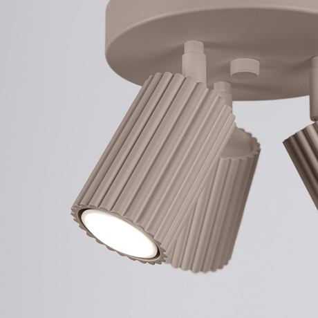 Ceiling lamp KARBON 2 taupe