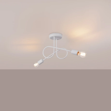Chandelier LOOP 2 white