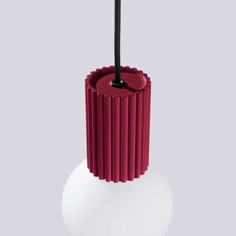 Pendant lamp HALO 1 burgundy