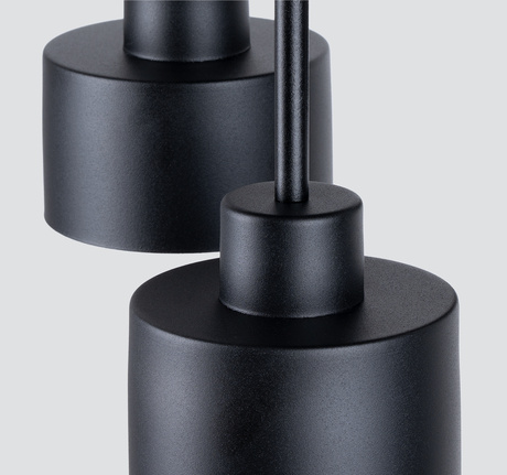 Ceiling lamp SAVAR 3 black + 3x LED Bulb E27 3000K Warm 7.5W 620lm