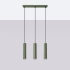 Pendant lamp LAGOS 3L olive green