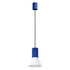 Pendant lamp ESTRIA 1 white/ultramarine