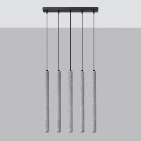 Pendant lamp PASTELO 5L concrete