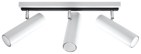 Ceiling lamp DIREZIONE 3 white + 3x LED GU-10 Bulb 4000K Cool White 7W 630lm