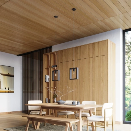 Pendant lamp ARIES wenge