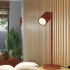 Wall lamp KARBON 20 red ochre