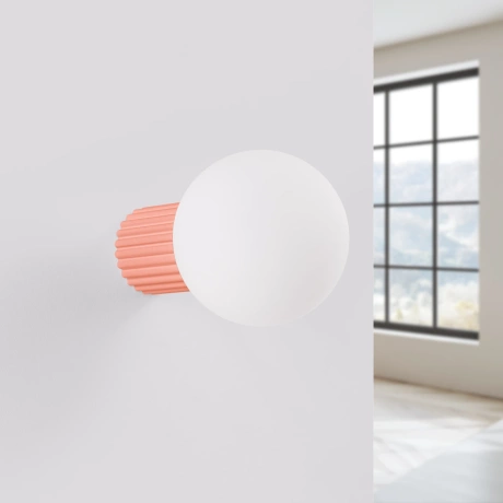 Wall lamp HALO peach IP44