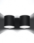 Wall lamp ORBIS 2 black + 2x LED Bulb G9 3000K Warm White 4.5W 510lm