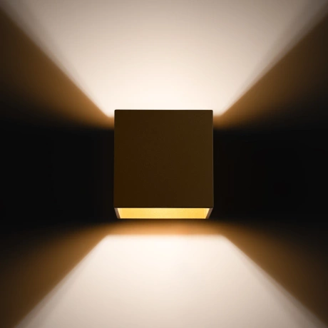 Wall lamp QUAD 1 gold