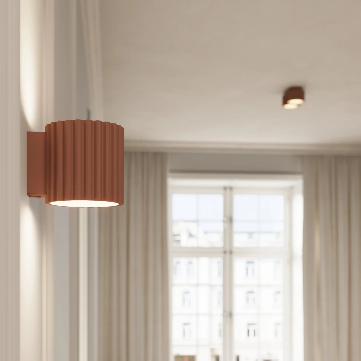 Ceiling lamp AURA 2 mocha Gx53