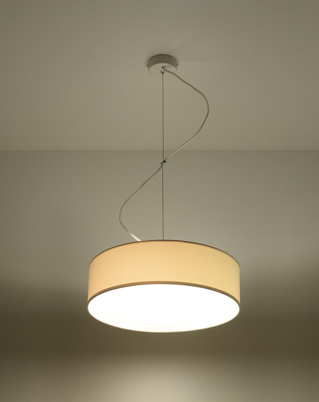 Ceiling lamp ARENA 35 WHITE + 2x LED Bulb E27 3000K Warm 7.5W 620lm