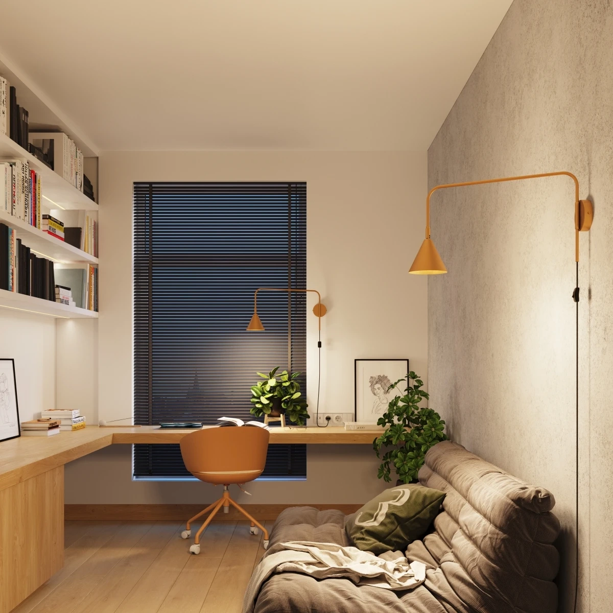 Wall lamp NOX gold