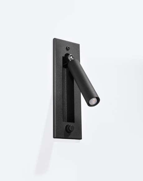 Wall lamp ENIF black + 1x LED Bulb G9 3000K Warm 4.5W 510lm