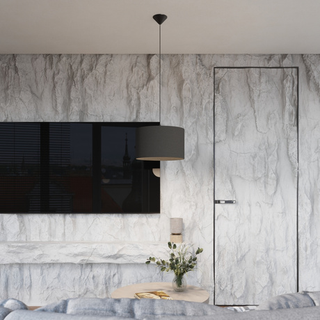 Hanging lamp NOVA 30 black + 1x LED Bulb E27 4000K Cool White 7.5W 690lm