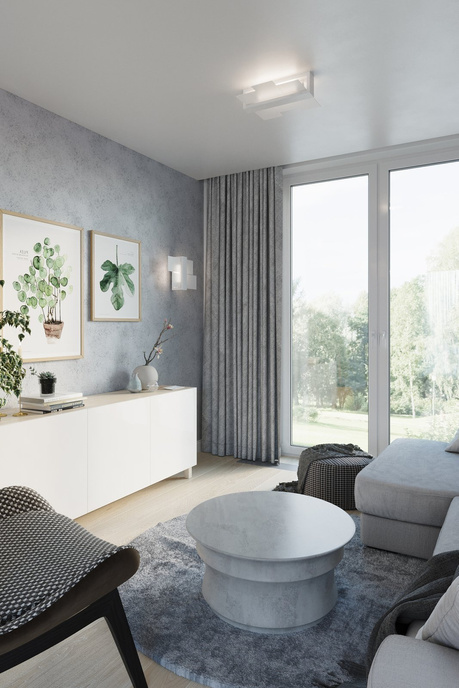 Wall lamp PHOENIX 1 white + 1x LED Bulb E27 3000K Warm 7.5W 620lm