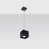 Pendant lamp QUAD 1 black