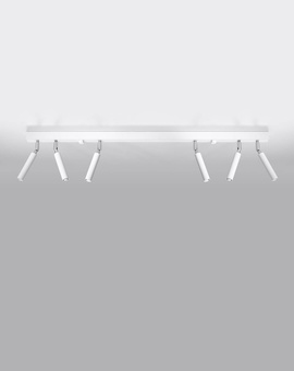 Ceiling lamp EYETECH 6 white + 6x LED Bulb G9 3000K Warm 4.5W 510lm