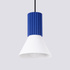 Pendant lamp ESTRIA 1 white/ultramarine