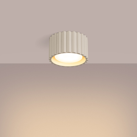 Ceiling lamp AURA 1 beige Gx53