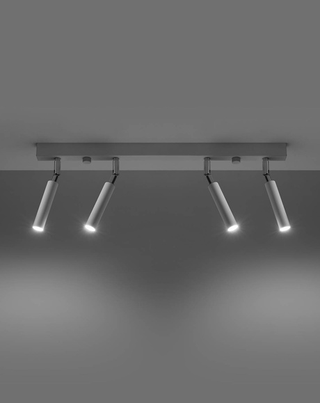 Ceiling lamp EYETECH 4 white + 4x LED Bulb G9 3000K Warm 4.5W 510lm