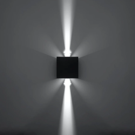 Wall lamp LUCA black LED IP54