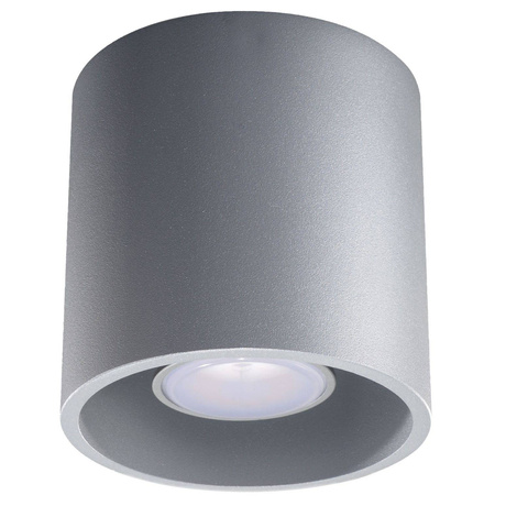 Ceiling lamp ORBIS 1 grey + 1x LED GU-10 4000K Cool White 7W 630lm bulb