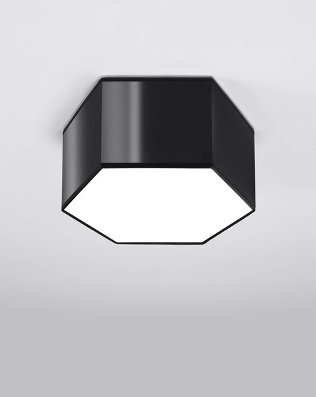 Ceiling lamp SUNDE 15 black + 2x LED Bulb E27 4000K Cool White 7.5W 650lm