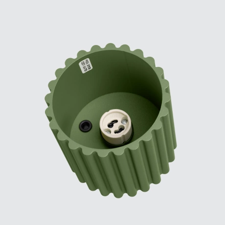 Ceiling lamp AURA 1 olive green GU10