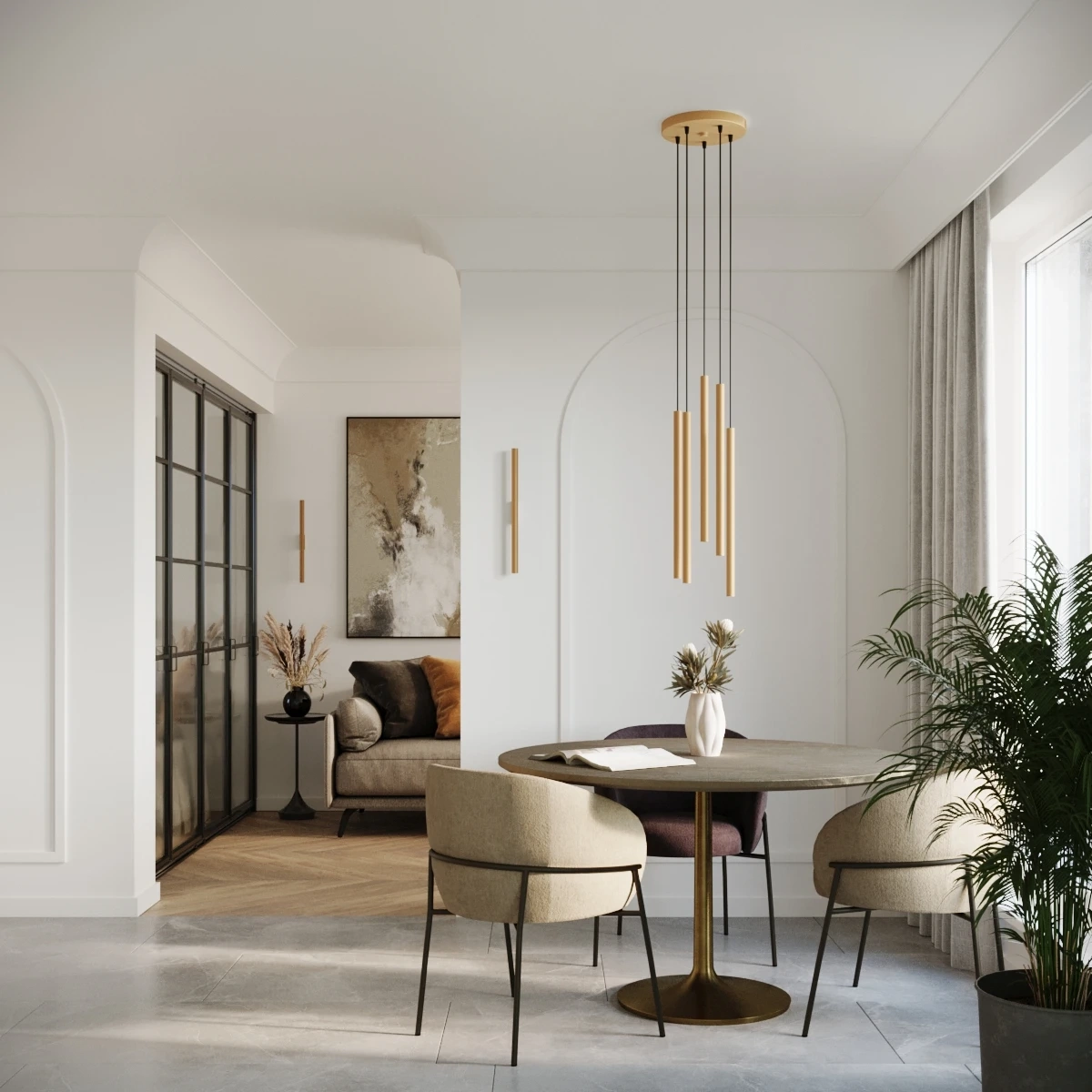Wall lamp PASTELO 2 gold