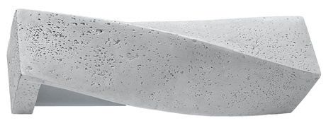 Wall lamp SIGMA concrete + 2x LED Bulb E27 4000K Cool White 7.5W 650lm