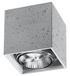 Ceiling lamp VALDE 140 concrete + 1x LED Bulb GU10 AR111 4000K  cold 12W 850lm [WOJ+14147]