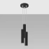 Pendant lamp LAGOS 3P black