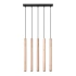 Pendant lamp PASTELO 5L wood