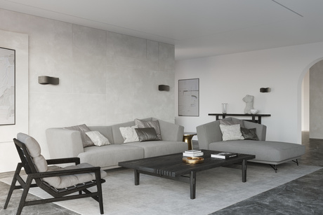 Wall lamp TILA 30 in black + 1x LED bulb G9 4000K Cold 4.5W 530lm.