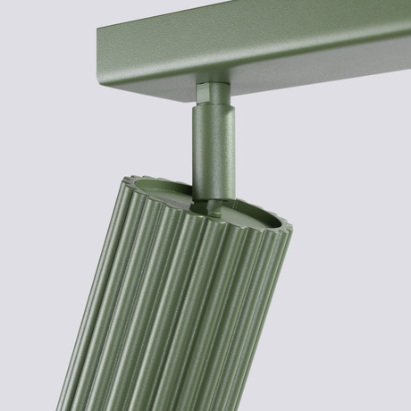 Ceiling lamp KARBON 2 olive green