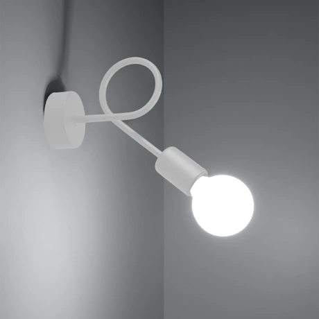 Wall lamp LOOP white