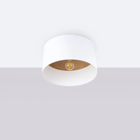 Ceiling lamp TELESTO white/light brown