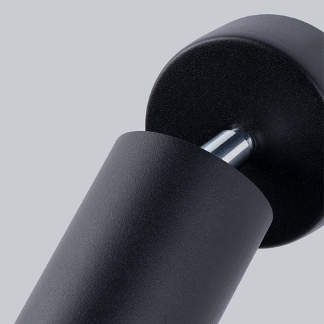 Wall lamp LEMMI 1 in black + 1x LED Bulb GU-10 3000K Warm White 7W 510lm