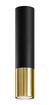 Ceiling lamp LOOPEZ black/gold + 1x LED Bulb GU-10 4000K Cool White 7W 630lm