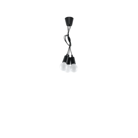 Pendant lamp DIEGO 3 black